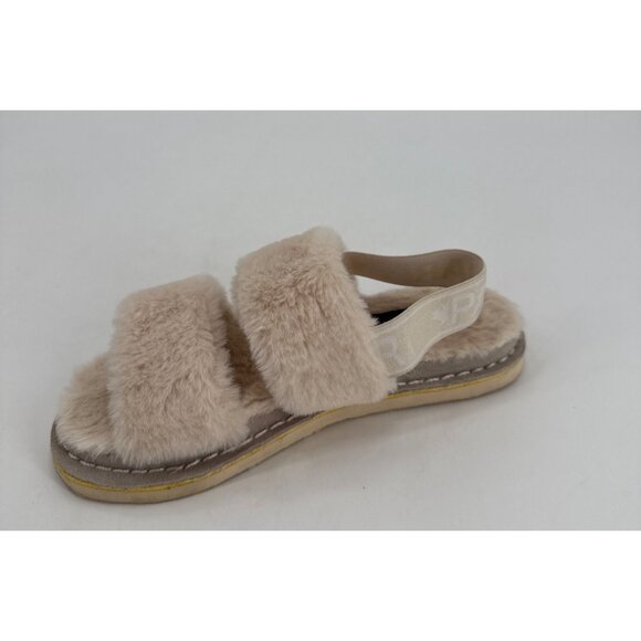 Pajar Fuzzy Slingback Womens Slippers Mara In Cream Size 37 6 6.5 - Picture 11 of 11